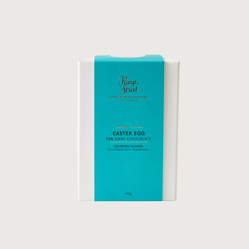 Pump Street Chocolate - Dark Chocolate Easter Egg, Solomon Islands 72%
