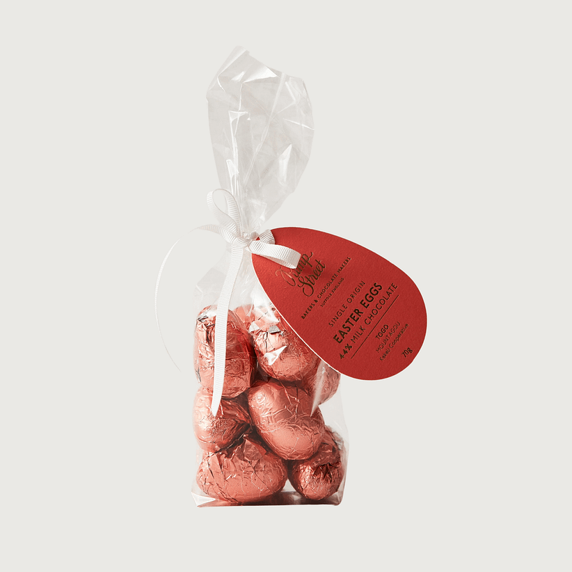 Pump Street Chocolate - Togo Swiss Milk 44% Chocolate Easter Eggs