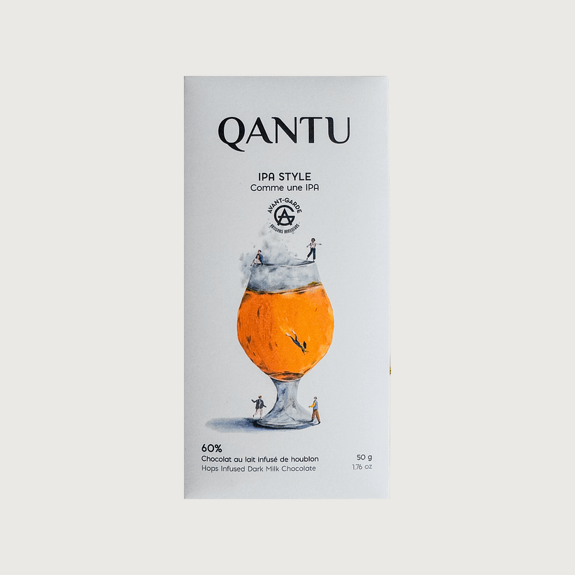 Qantu - Like an IPA! Hops Infused Dark Milk 60%