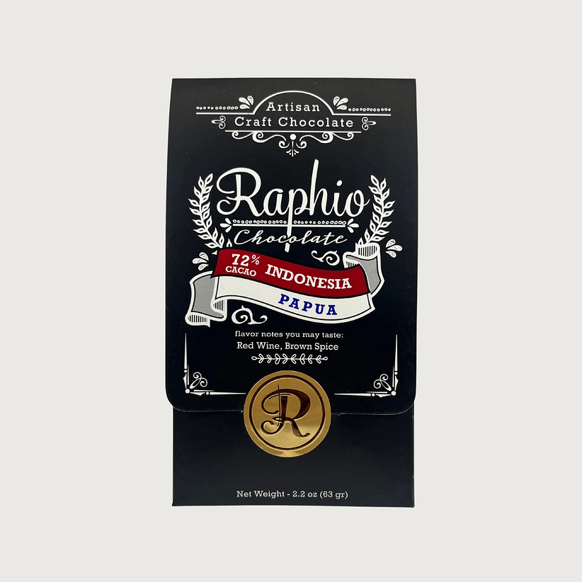 Raphio Chocolate - Papua, Indonesia, Dark 72%