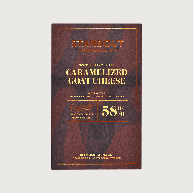 Standout - Öko Caribe, Dominican Republic, Getmuse Caramelised Goat Cheese 58%