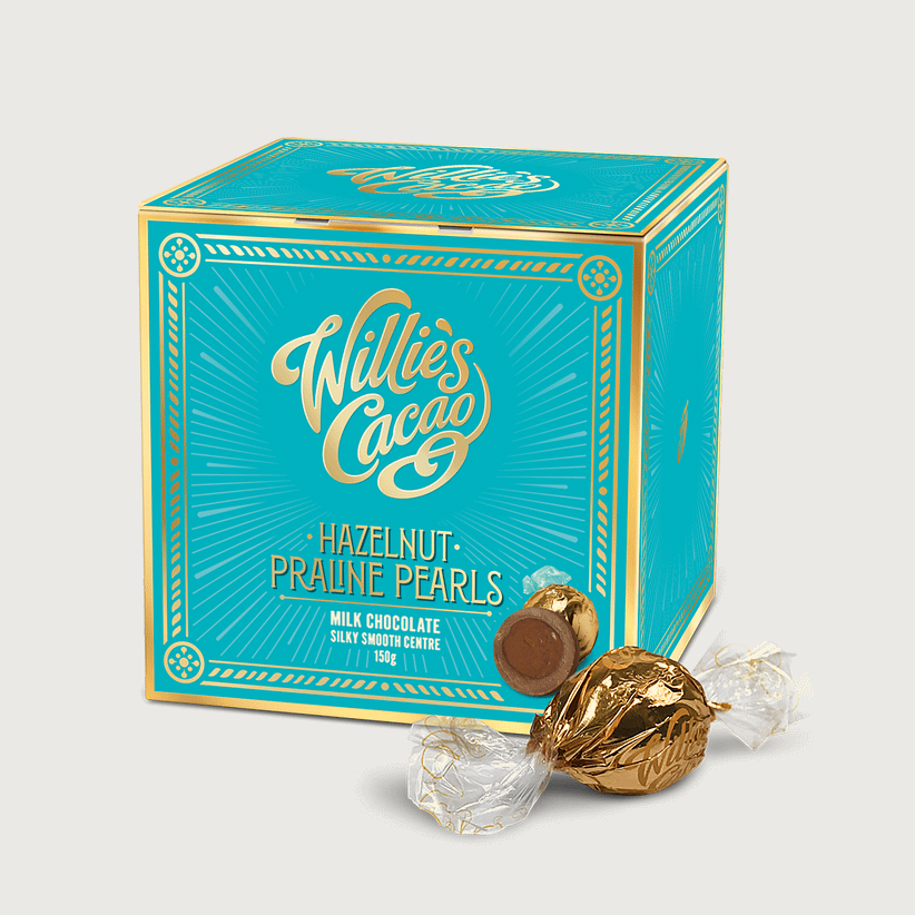 Willie's Cacao - Hazelnut Praline Pearls