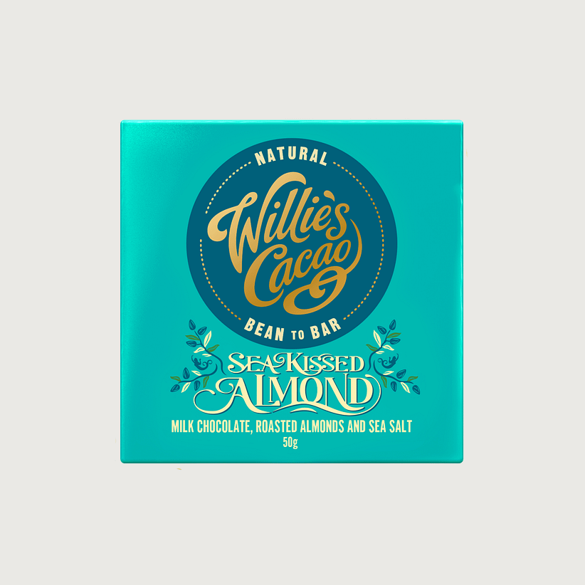 Willie's Cacao - Sea Kissed Almond, Milk Chocolate 44%