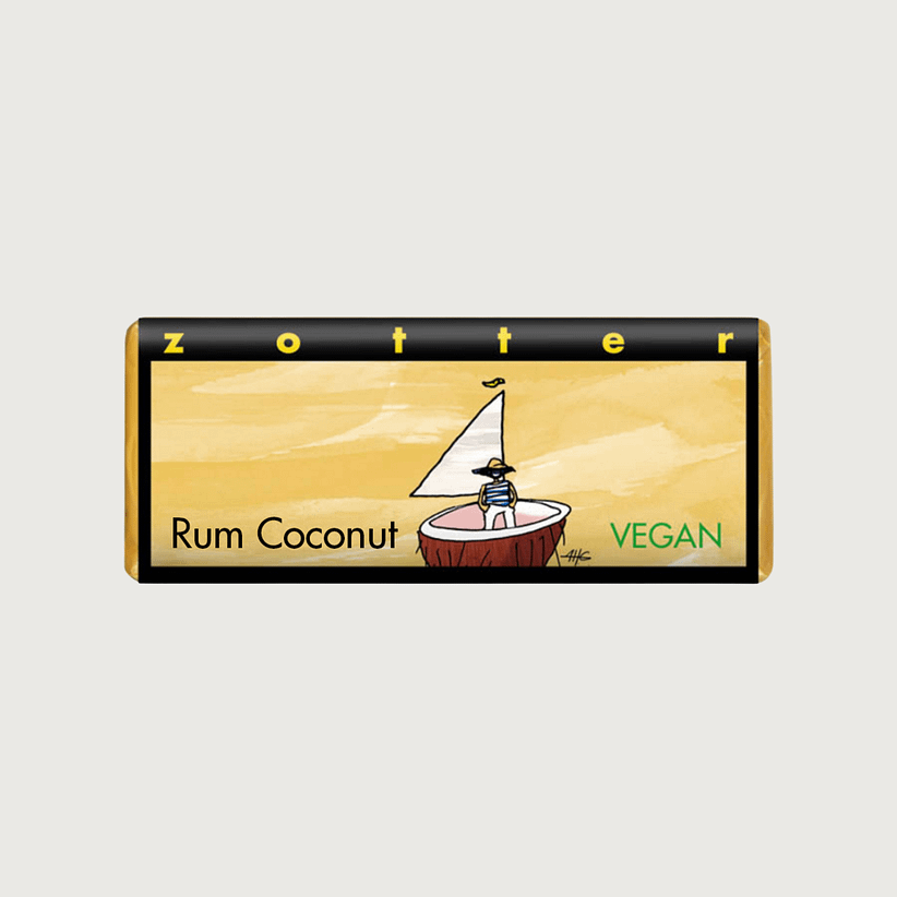 Zotter - Handscooped, Rum Coconut
