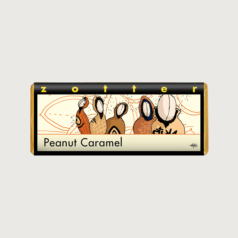 Zotter -  Peanut Caramel in Dark Chocolate